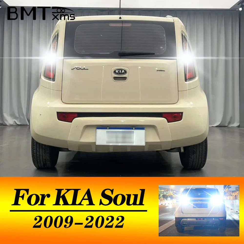 

BMTxms 2PCS T15 W16W 921 LED Canbus Reverse Light For KIA Soul I II III PS AM SK3 2009-2022 2010 2012 2015 2017 Backup Lamp Bulb