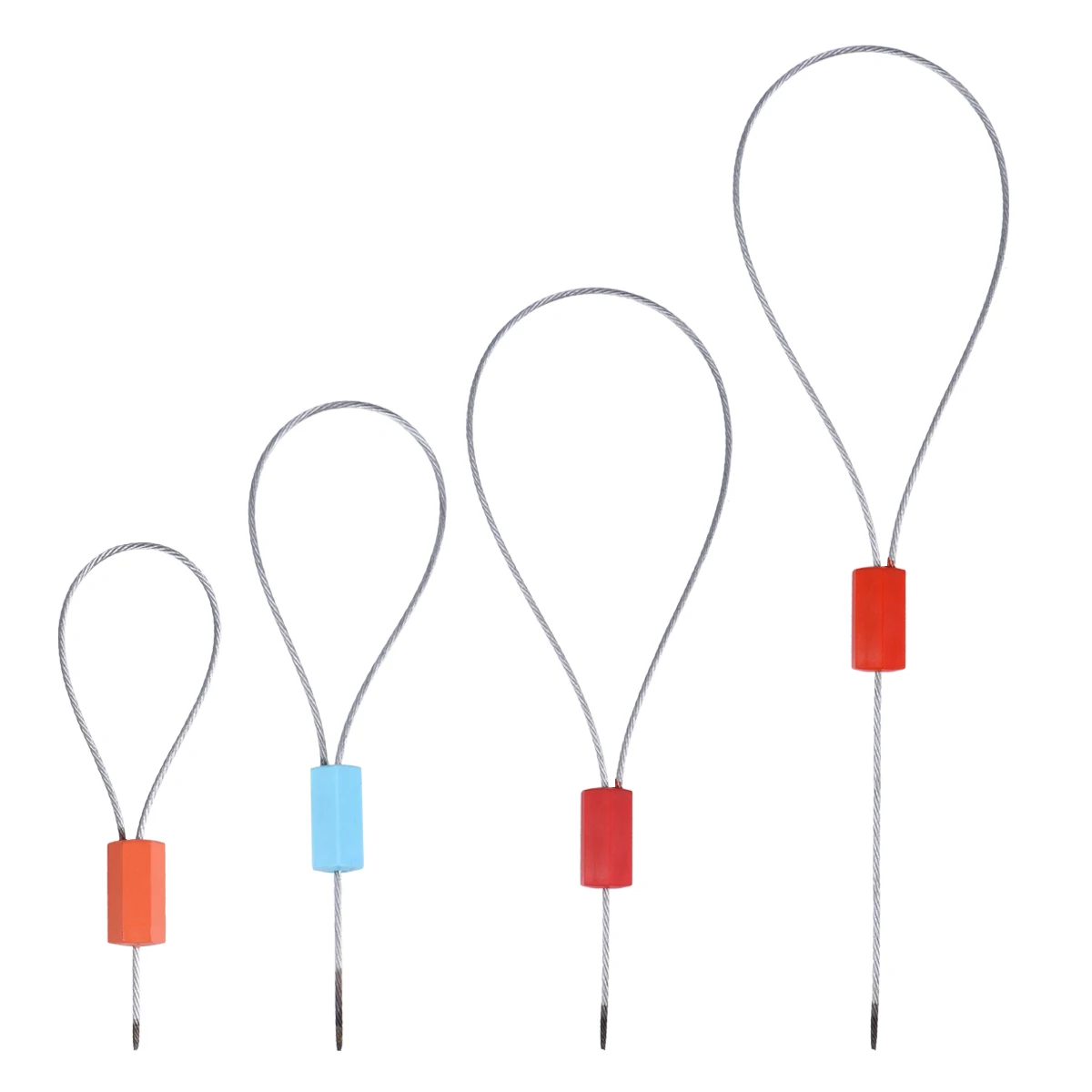 

50Pcs 50cm Tightening Wire Seal Container Seal Anti-counterfeit -time Cargo Seal Lock Seal(Random Color)