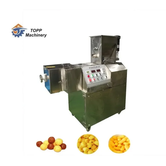 Automatic food puffing machine corn puff extruder grain puffing machine