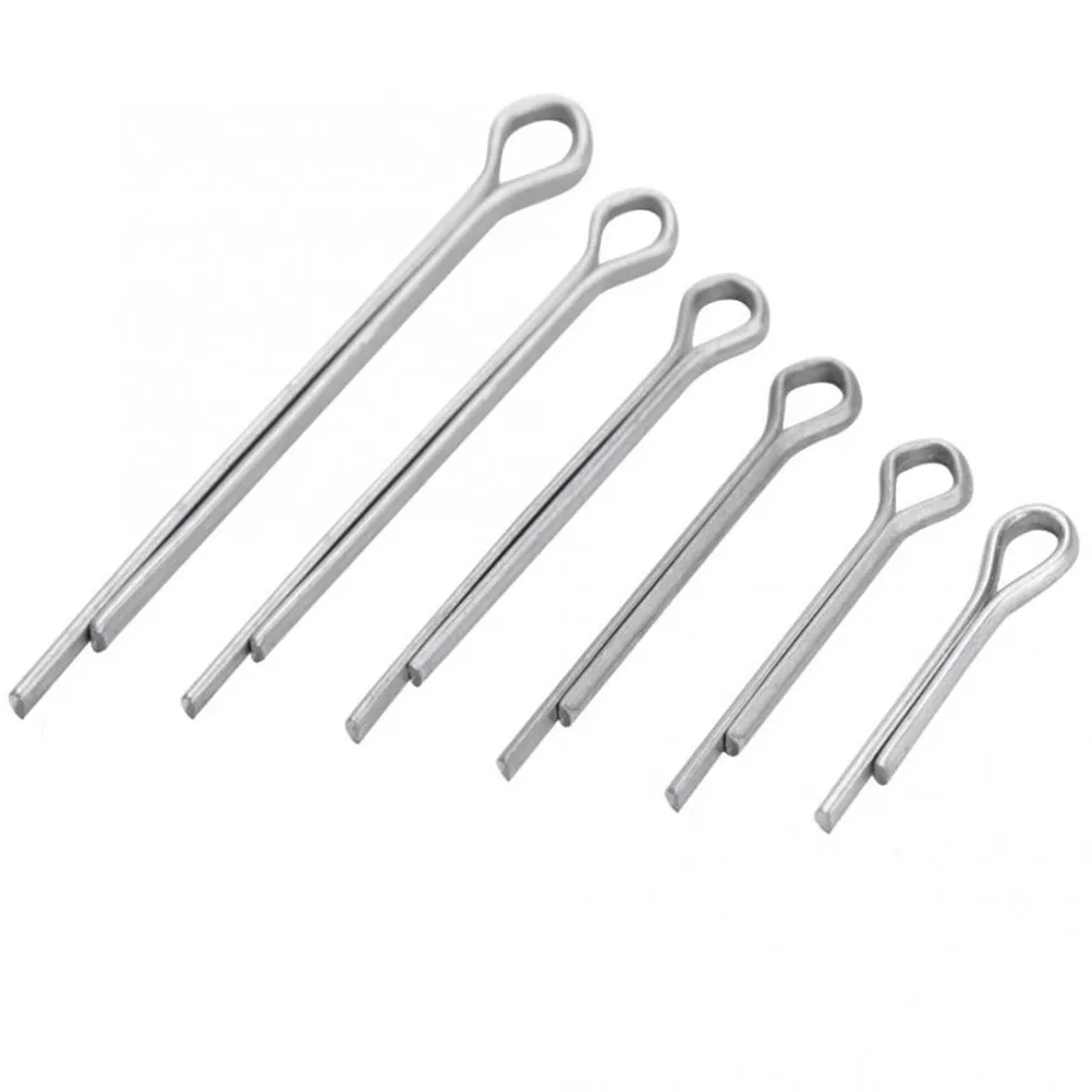 150Pcs High Precision Stainless Steel Spring Pins Split Cotter Type M1-M3 for Bolt Nut Locking Fastening Applications Industrial