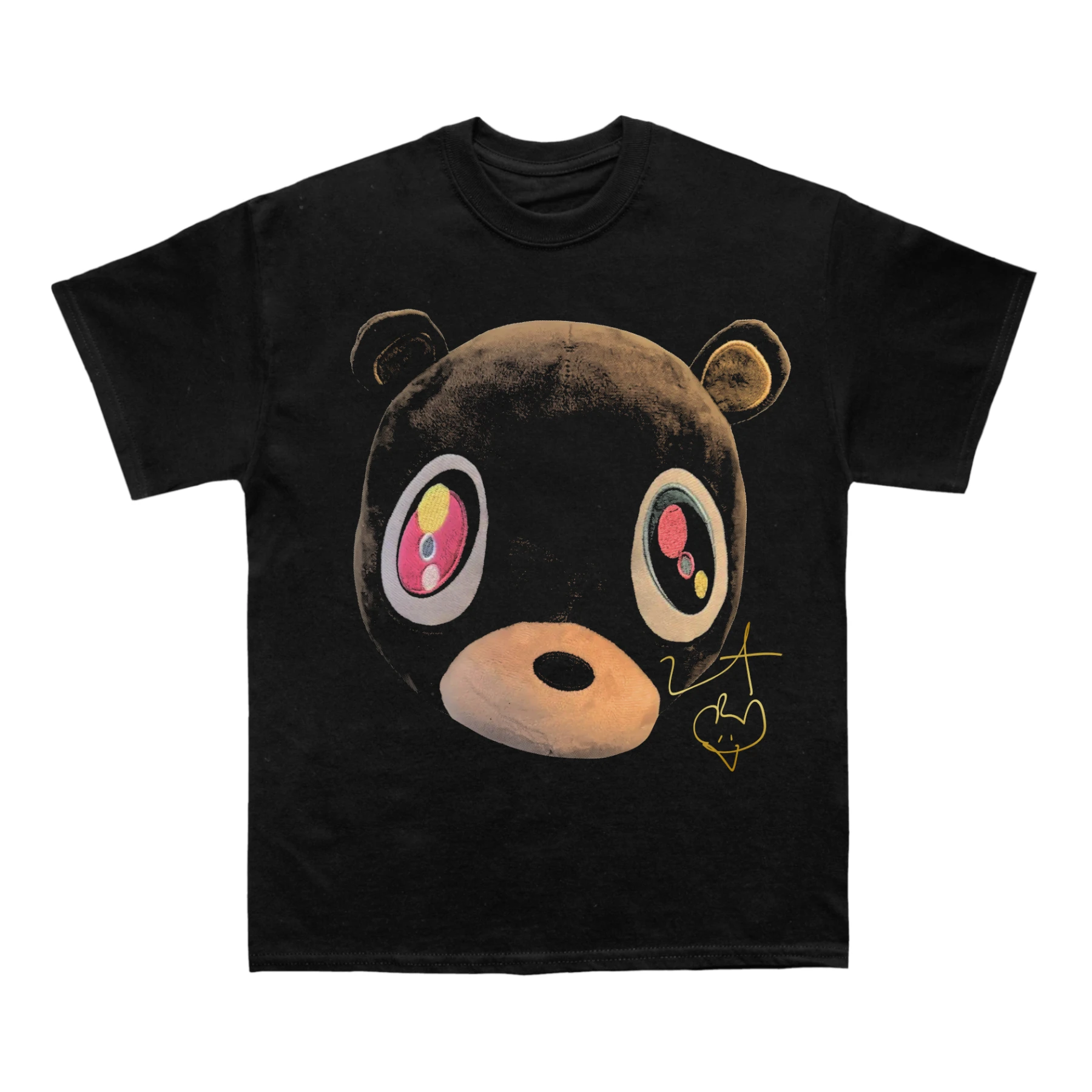 2026 New Summer Relaxing  Bear Graphic Cotton Unisex Shirt Summer Hip Hop Y2k Style Fashion Men Streetwear Tshirt Fan Gift