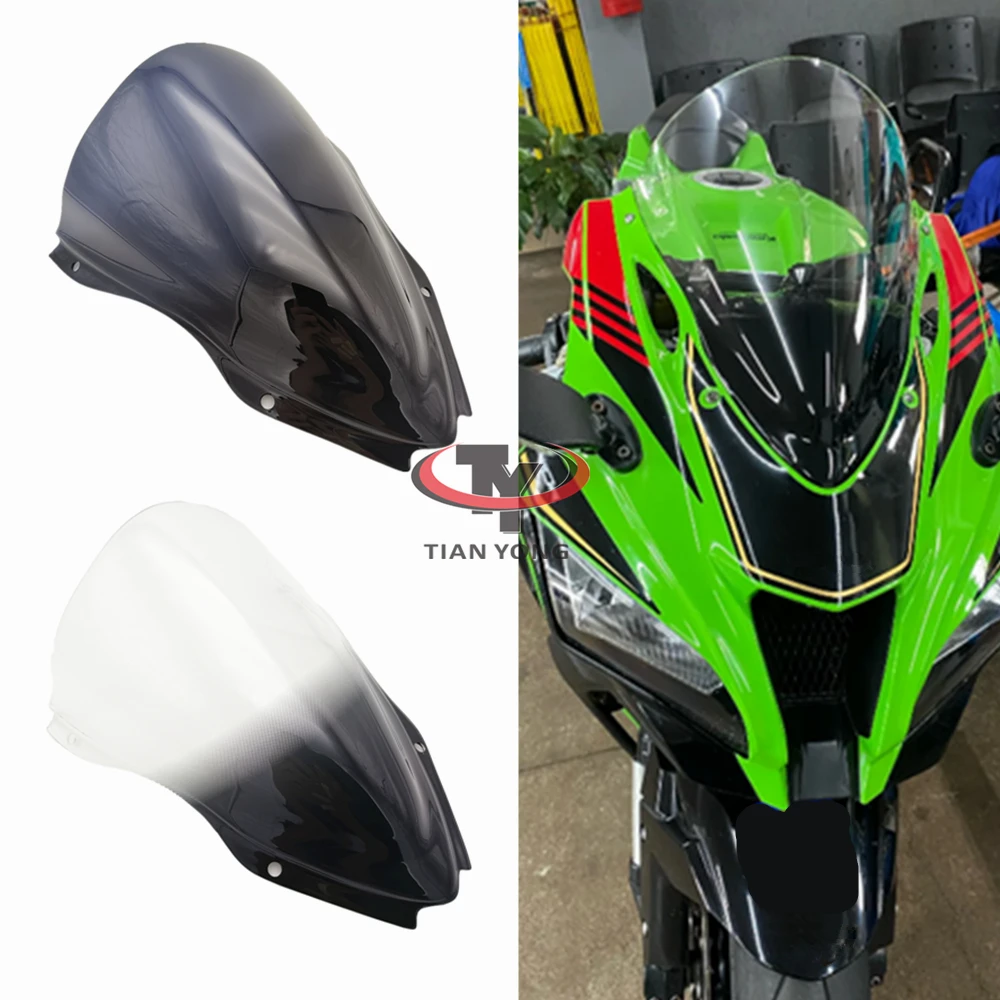 Windscreen Wind Screen Deflectors For 2016 2017 2018 2019 2020 2021 Kawasaki Ninja ZX10R ZX-10R ZX 10R 16 17 18 19 Windshield