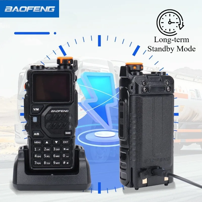 Baofeng UV-K5 pro Walkie-talkie GPS Positioning TYPE-C Charging Civilian Camping Self-driving Tour baofeng Radio Comunicador