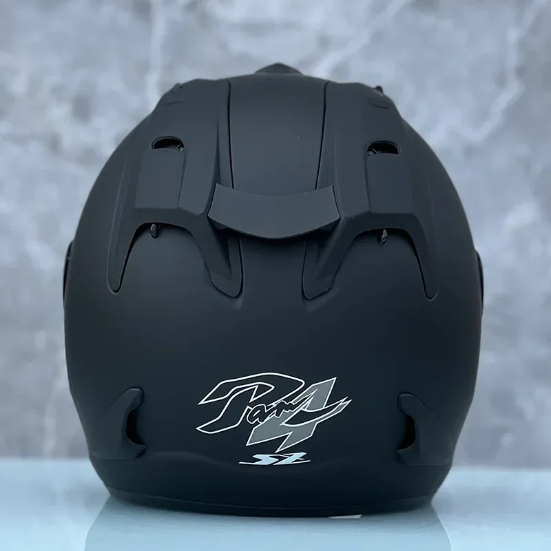 

Ram4 Matte Black Half Helmet Motorcycle Off-Road Summer Helmet Downhill Racing Mountain Cross Casco Capacete Men and Women