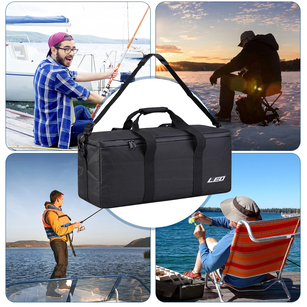 

Сумка для удочки 55 см, портативная сумка для зимней рыбалки, многофункциональная водонепроницаемая сумка для рыболовных принадлежностей, сумка на плечо