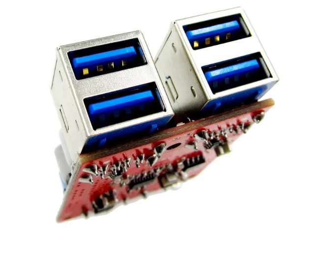 DC-DC Vehicle Charging Board 8V-35V 5V 8A Power Supply Depressurization Module 4 port USB Output mobile Charger