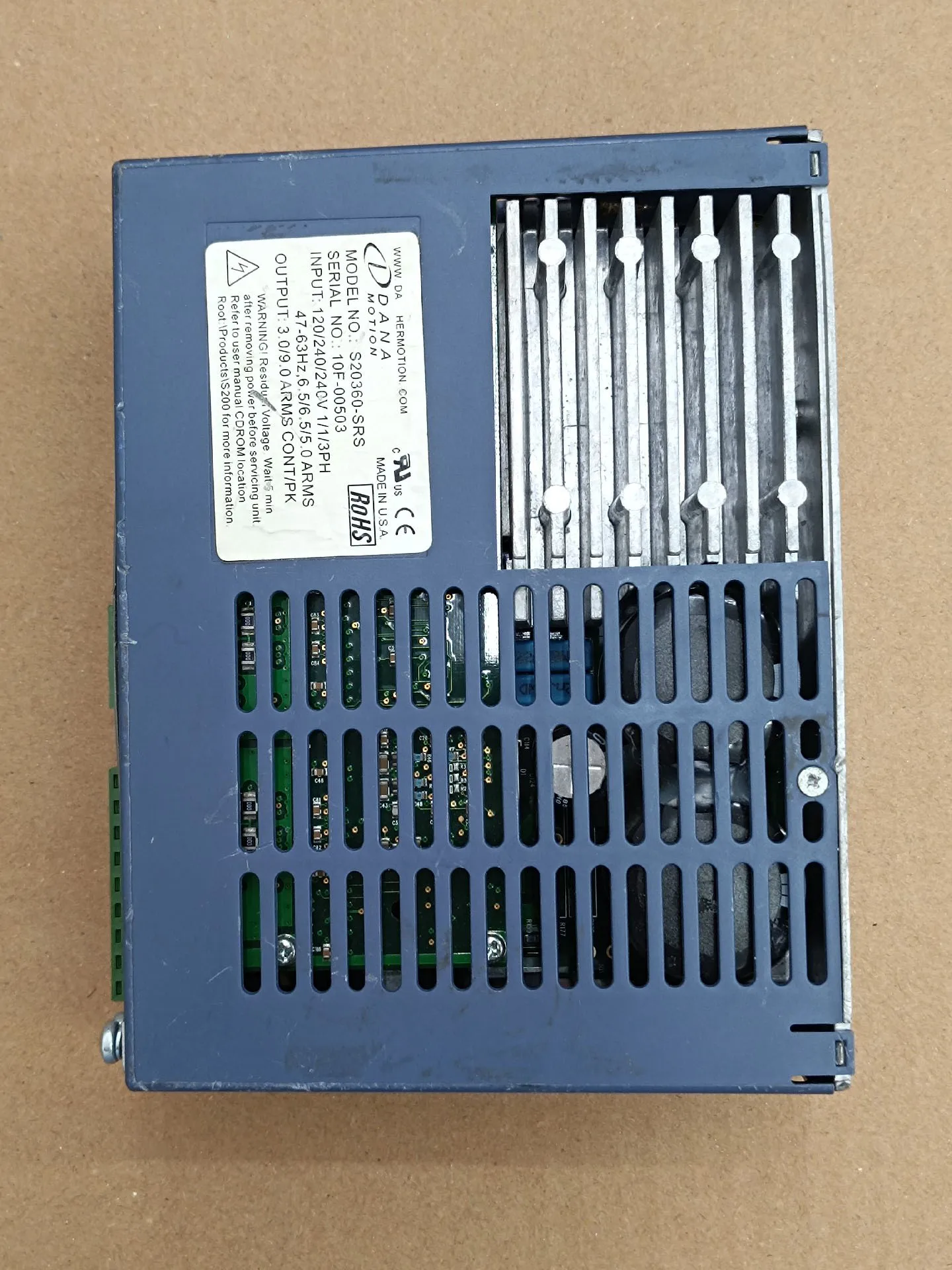 Servo Drive S20360-SRS para Kollmorgen