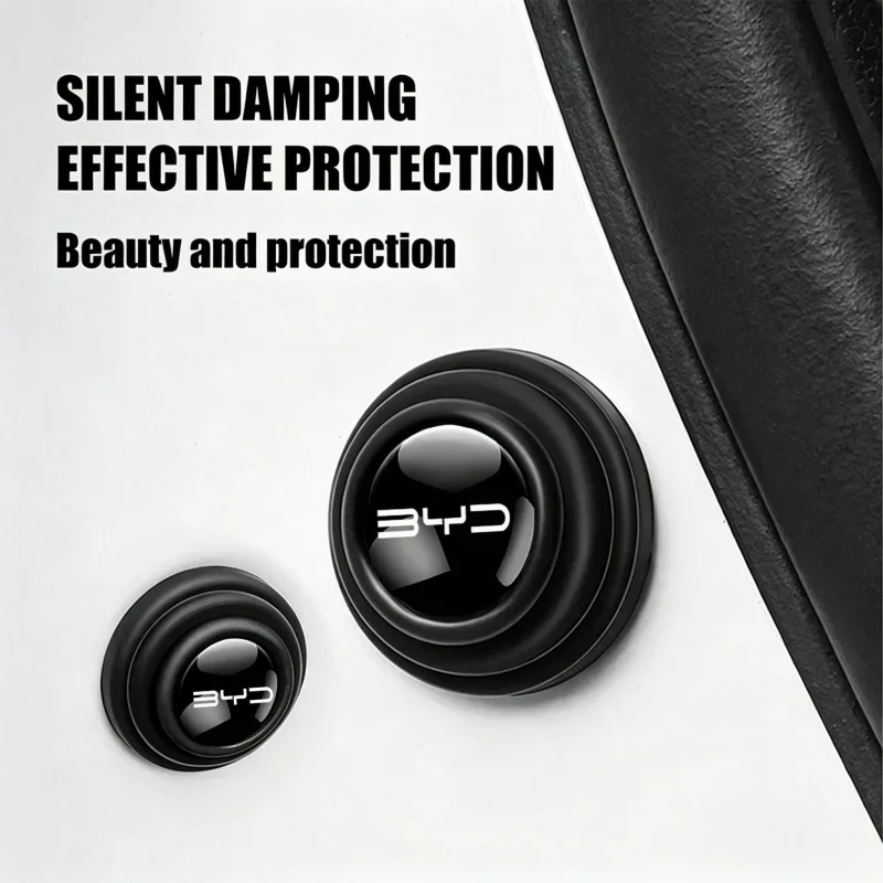 Silicone Door Shock Absorber Pads Anti‑Collision Cushion For BYD Seal U Dolphin Mini Sealion 7 Song Pro ATTO3 Yuan UP Dolphin