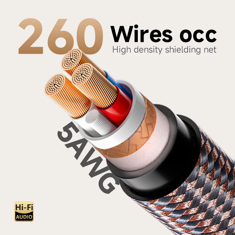 TODN HiFI Power Cable EU/US Series 7N Silver Plated OCC Conductor Audio Power Cable for Power Filters DAC Amplifier Audiophile