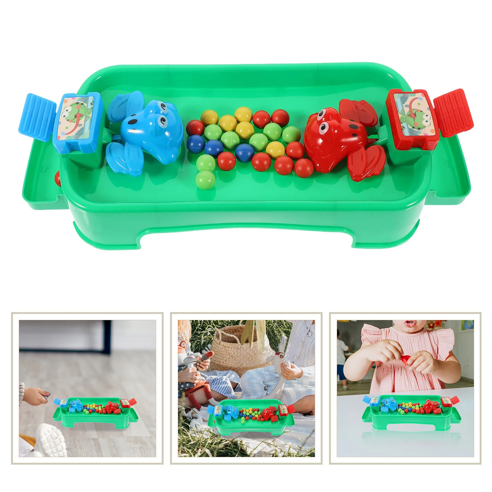 1 مجموعة الضفادع ابتلاع الخرز لعبة التفاعلية أكل الفاصوليا للأطفال اللون تعلم الوالدين والطفل الترابط المبنى التعليمي