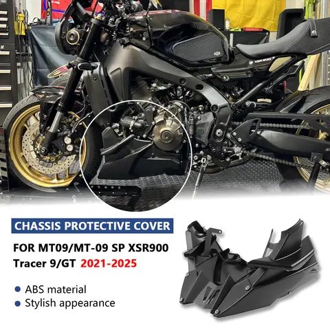 For MT09 MT-09 SP XSR900 Tracer 9 GT 2021-2024 2025 motorcycle engine fairing chassis guard exhaust guard protective cover 2023