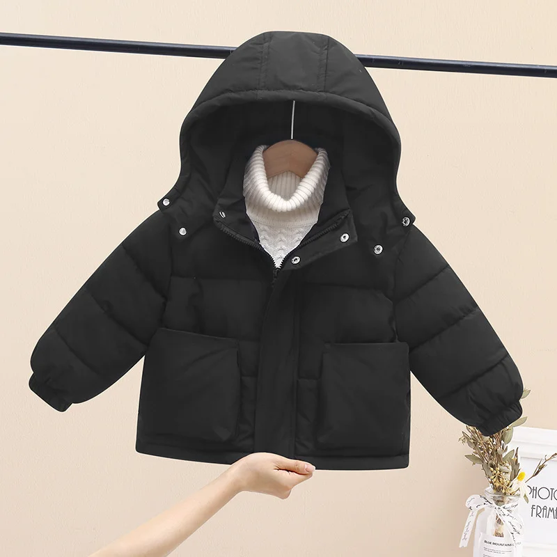 Girls Down Coat Jacket Cotton Windbreak 2023 Sweet Warm Plus Thicken Winter Skiwear Ten Degrees Below Zero Children's Clothing