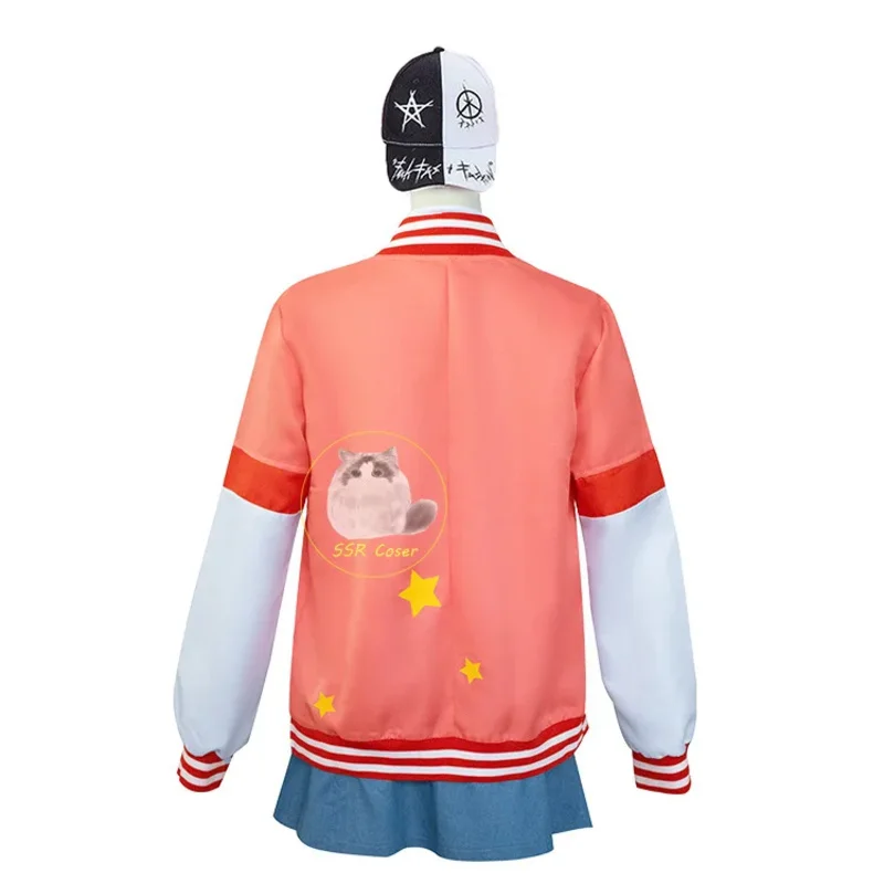 АА ★ COS Project Sekai, красочные сценические костюмы для косплея, униформа, парик Azusawa Kohane, новинка на Хэллоуин, 2025