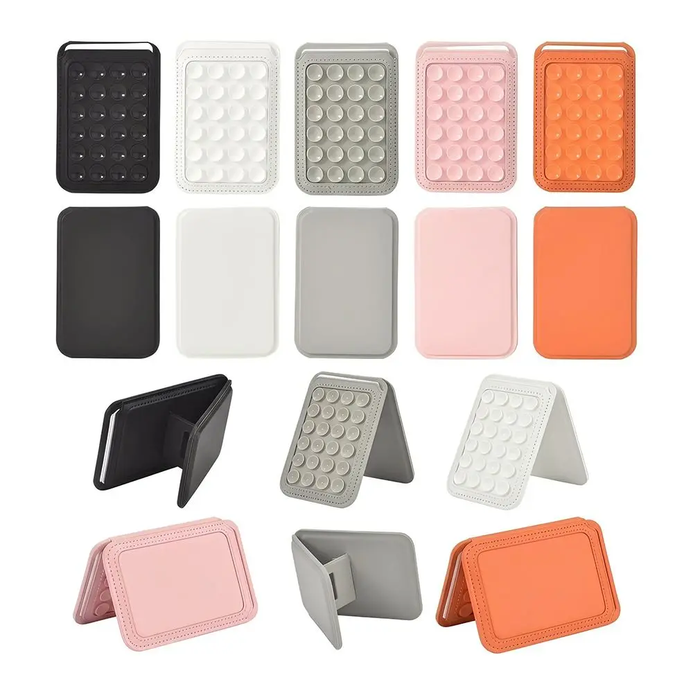 

Магнитный держатель для карт Magsafe с присоской, кожаная подставка для телефона с сильной фиксацией, для использования без рук, для iPhone 17 16 15 14 13 ProMax