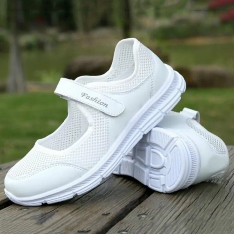 Spring Summer Women Casual Sneakers Mesh Breathable Shoes Fitness Shoes Walking Running Shoes