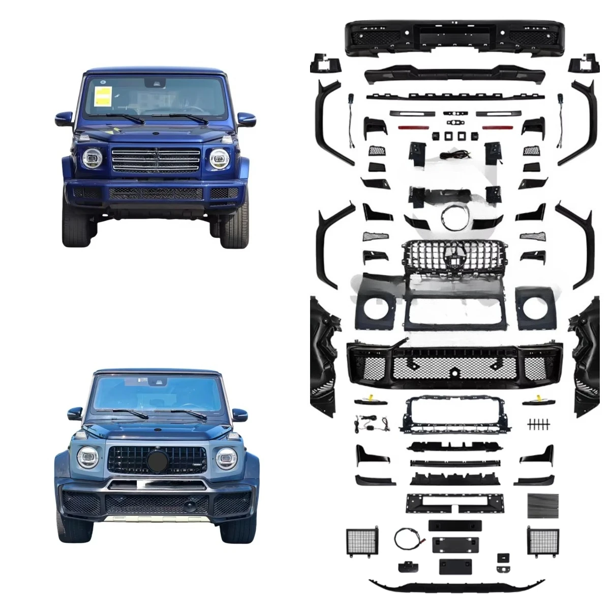 

New High Quality BodyKit for G W464 2019-2024 Upgrade to B-style Style Model Bodykit Include Front and Rear Bumper