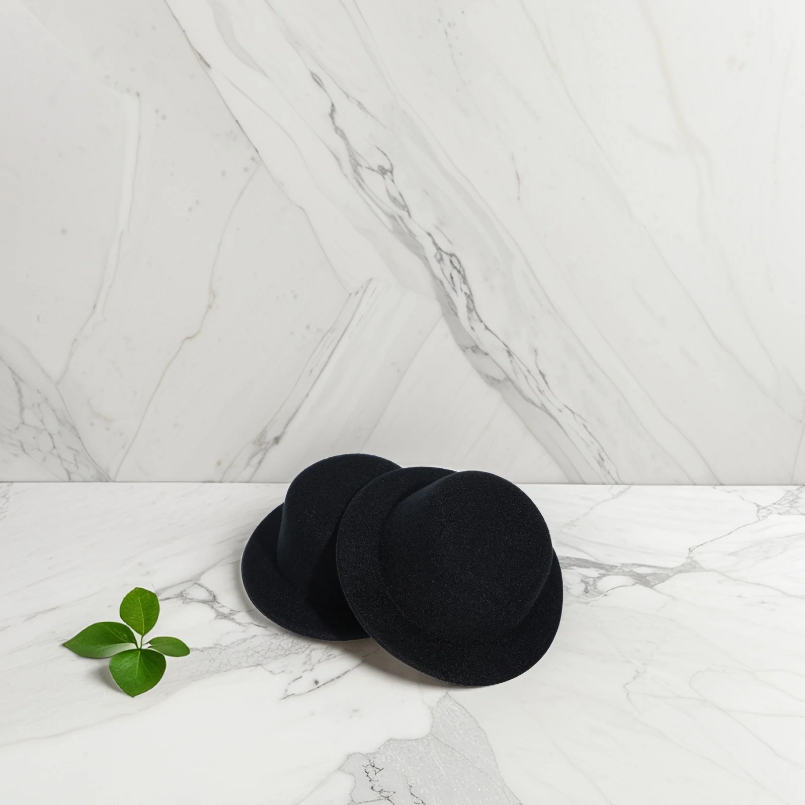 

4pcs Hat Embryo Small Formal Hats Black DIY Tops Hair Clip Decorations Handmade Crafts Wedding Tea Party Accessories