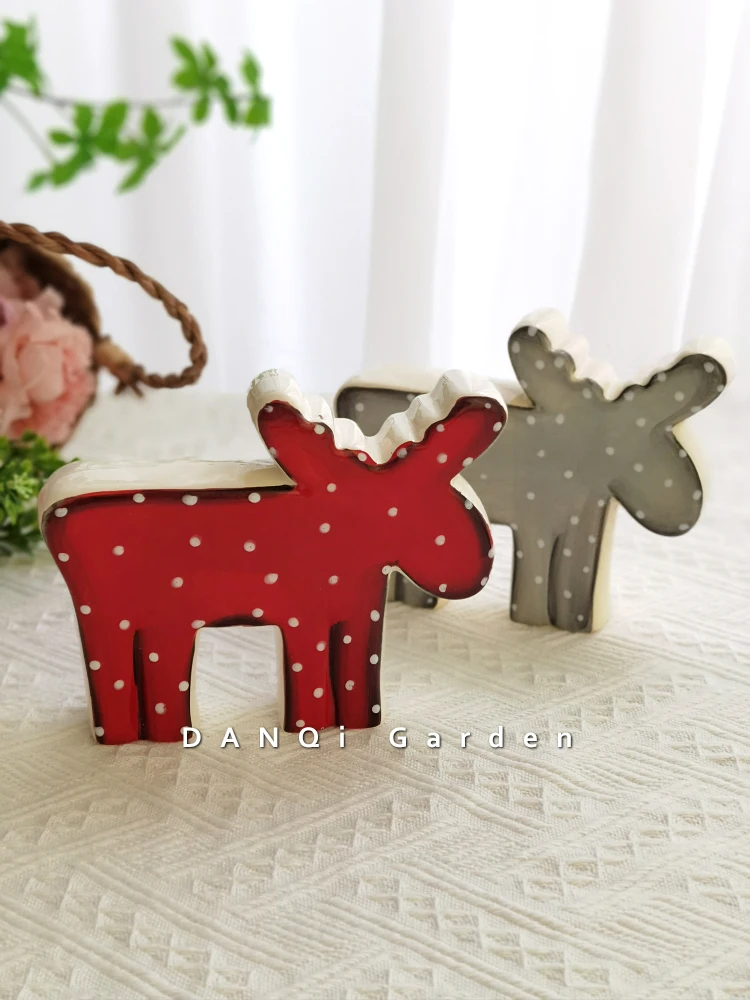 

Christmas series ornaments elk decorative desktop jewelry creative crafts