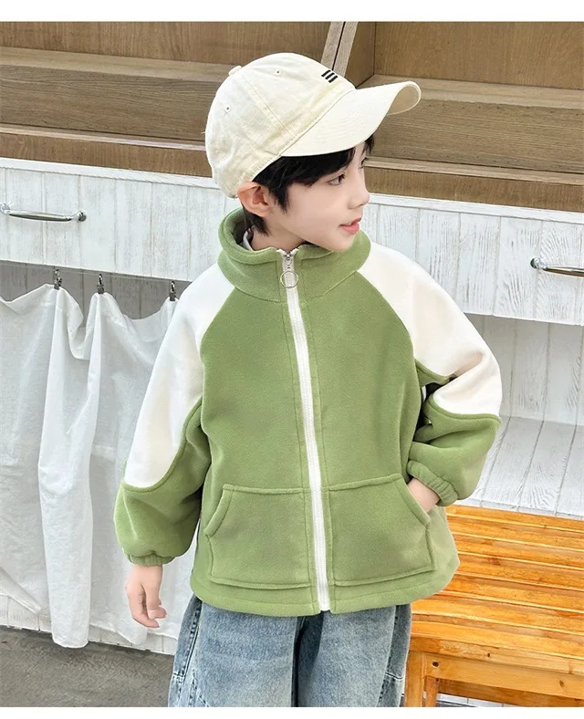 2026 Warme Jacken für Mädchen Kinder Herbst Winter Oberbekleidung Kinder Plus Samt Mäntel Neue Teenager Mode Gefütterte Kleidung – Detail 18