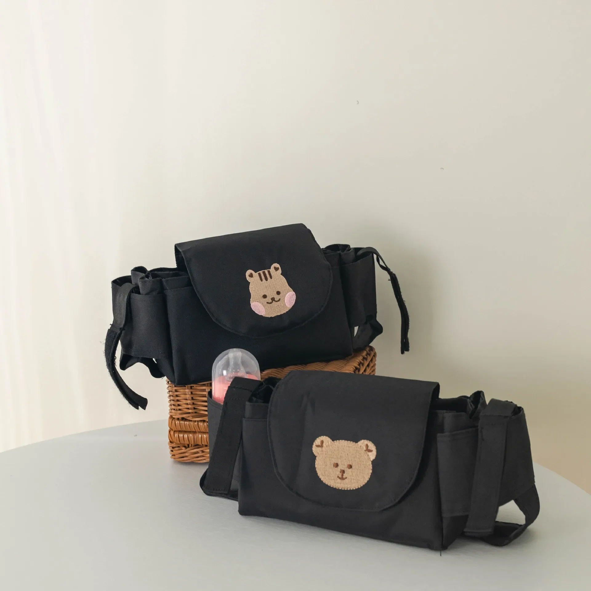 Baby Stroller Bag Pram Organizer Baby Accessories Cup Holder Newborn Trolley Portable Travel Car Bags for Carriages Universal view 4