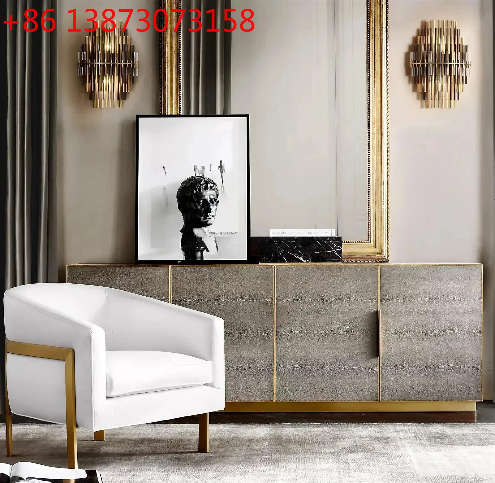 

Современный минималистичный тканевый диван в скандинавском стиле, легкий люкс, кресло для отдыха из массива дерева