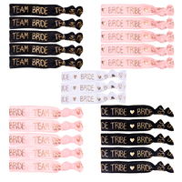 6/11Pcs Wedding Bachelorette Party Team Bride To Be Bracelet Accessories Hen Bridal Shower Bridesmaid Gift Party Supplies