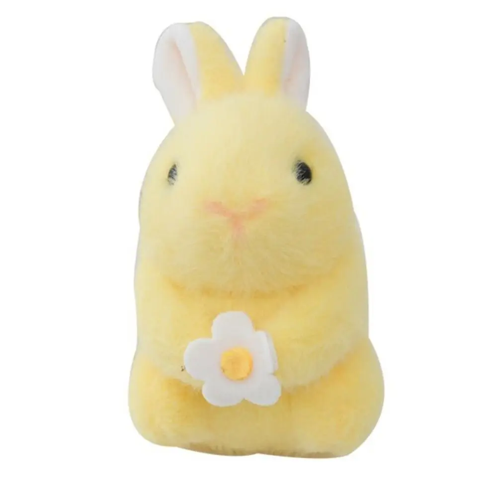 

Stuffed Animals Rabbit Plush Keychain Anime Doll Fluffy Rabbit Plush Pendant PP Cotton Cartoon Rabbit Plush Keyring