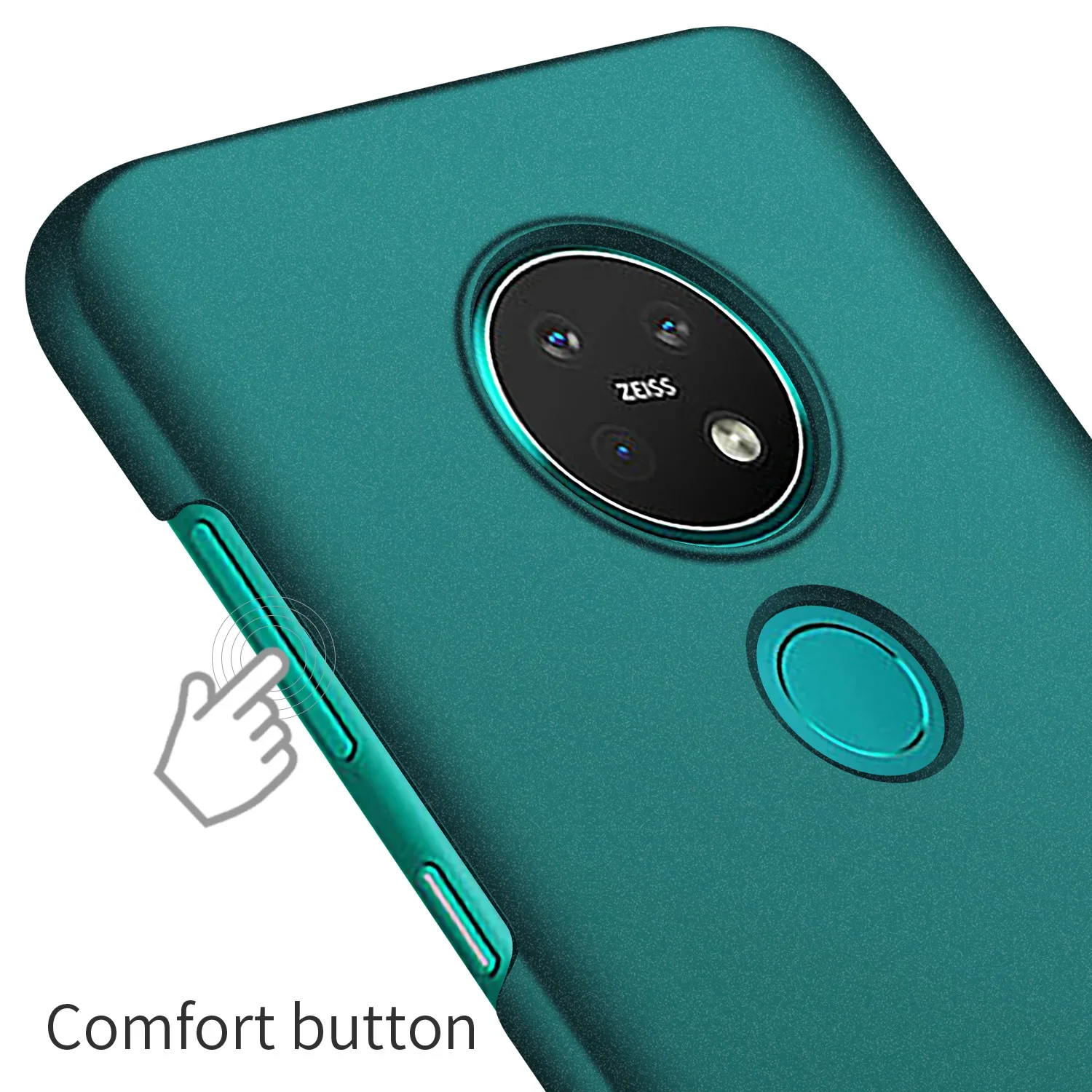 for Nokia 7.2 Case TA-1181 TA-1196 Luxury Matte Hard PC Shockproof Cover Case for Nokia 7.2 6.2 7.1 6.1 3.1 3.2 Protective Shell