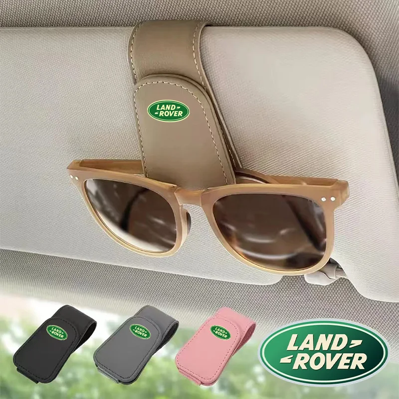 Car Sunglasses Holder Multi-Function Auto Sun Visor Glasses Storage For land rover defender 110 90 td5 l663 rc 2024 2020 2021