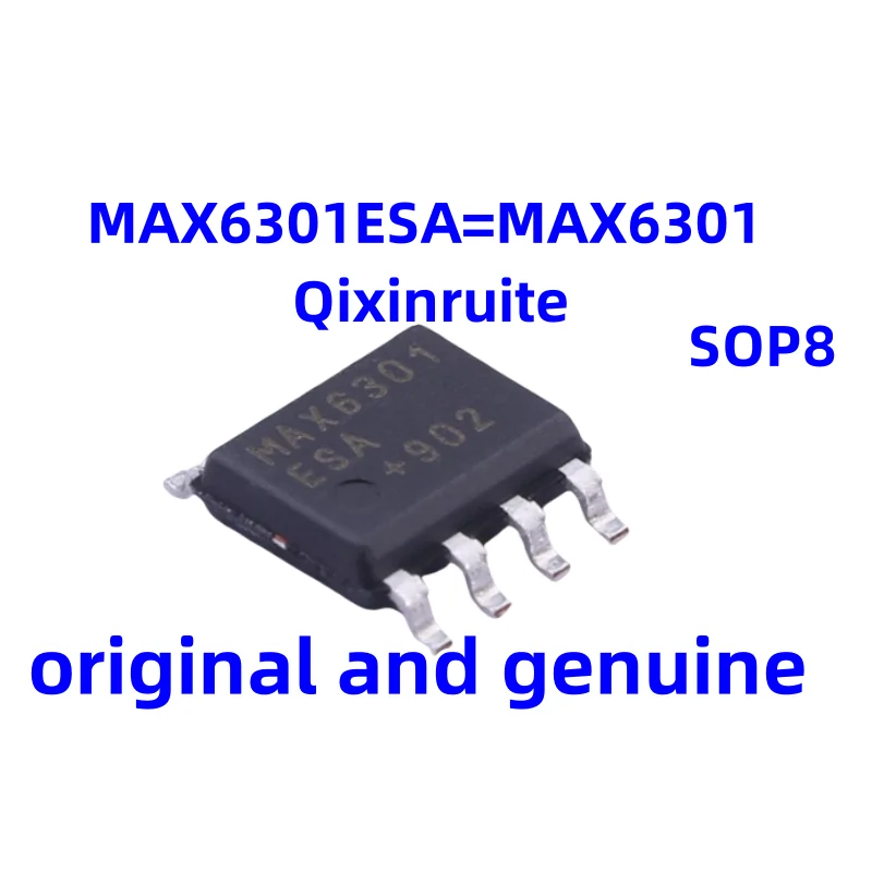 Qixinruite New original MAX6301ESA SOP8+5V low-power microprocessor monitoring circuit with adjustable reset/watchdog timer