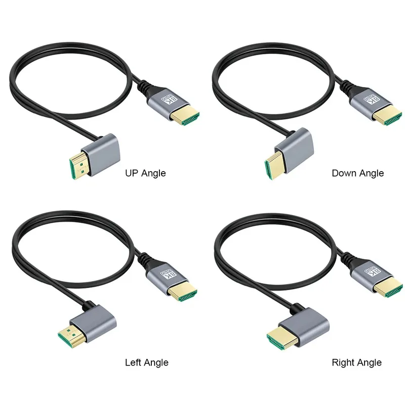 

HDMI 2.1 Recombinant Adapter - 4K 120Hz HDR EARC, 4-Way 90 ° Bend, 48Gbps for PS4/PS5/Xbox One/HDTV