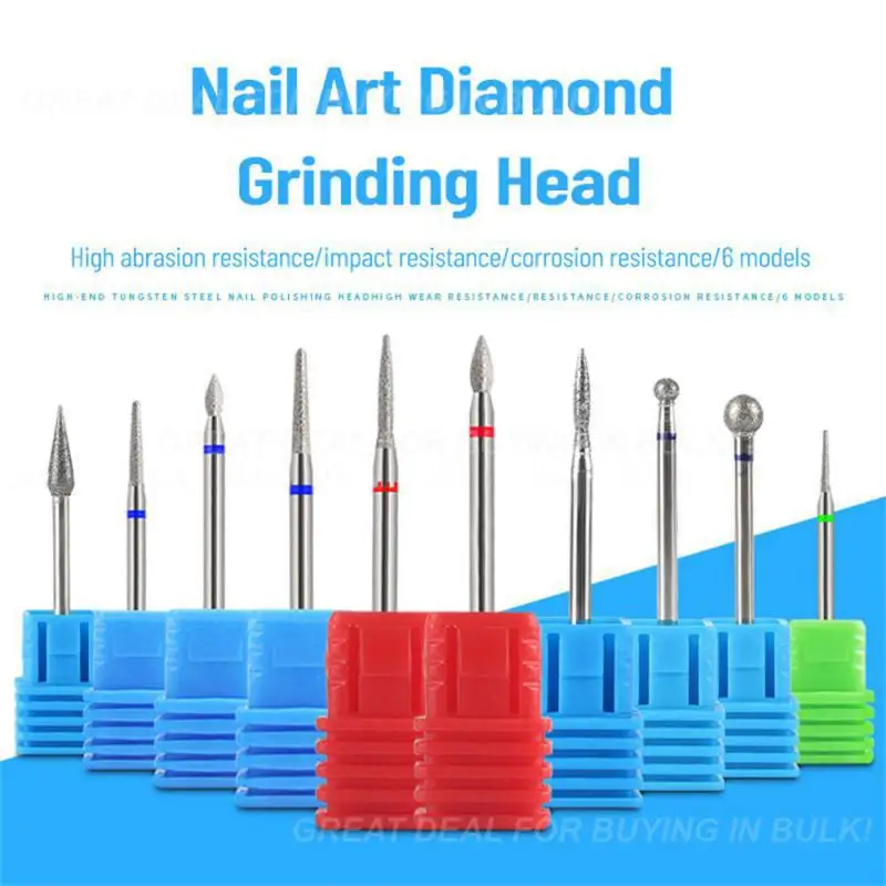 Testa di lucidatura pratica testa di molatura semplice in acciaio al tungsteno comoda e durevole per la rimozione dell'armatura trapano per molatura di sicurezza per Manicure