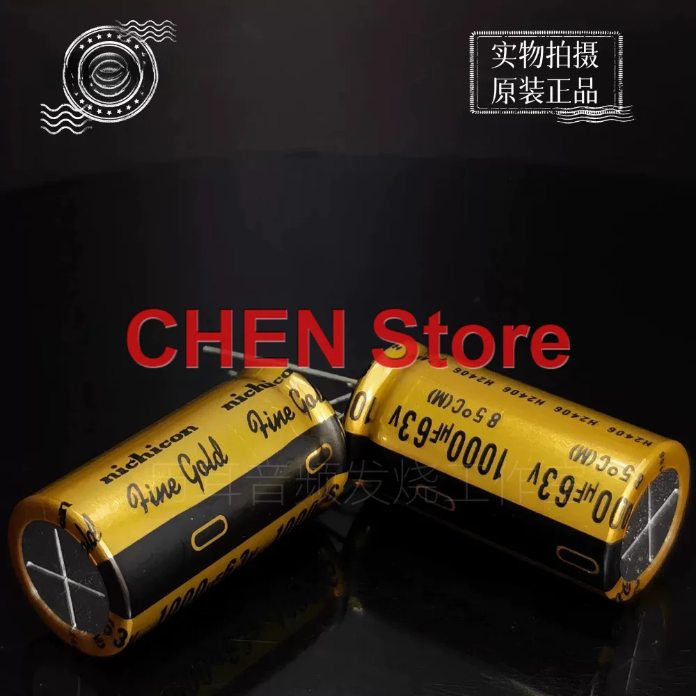 4PCS/10PCS original NICHICON FG 1000UF 63V 18X35MM 85C fine gold audio electrolytic capacitor 63V1000UF free shipping