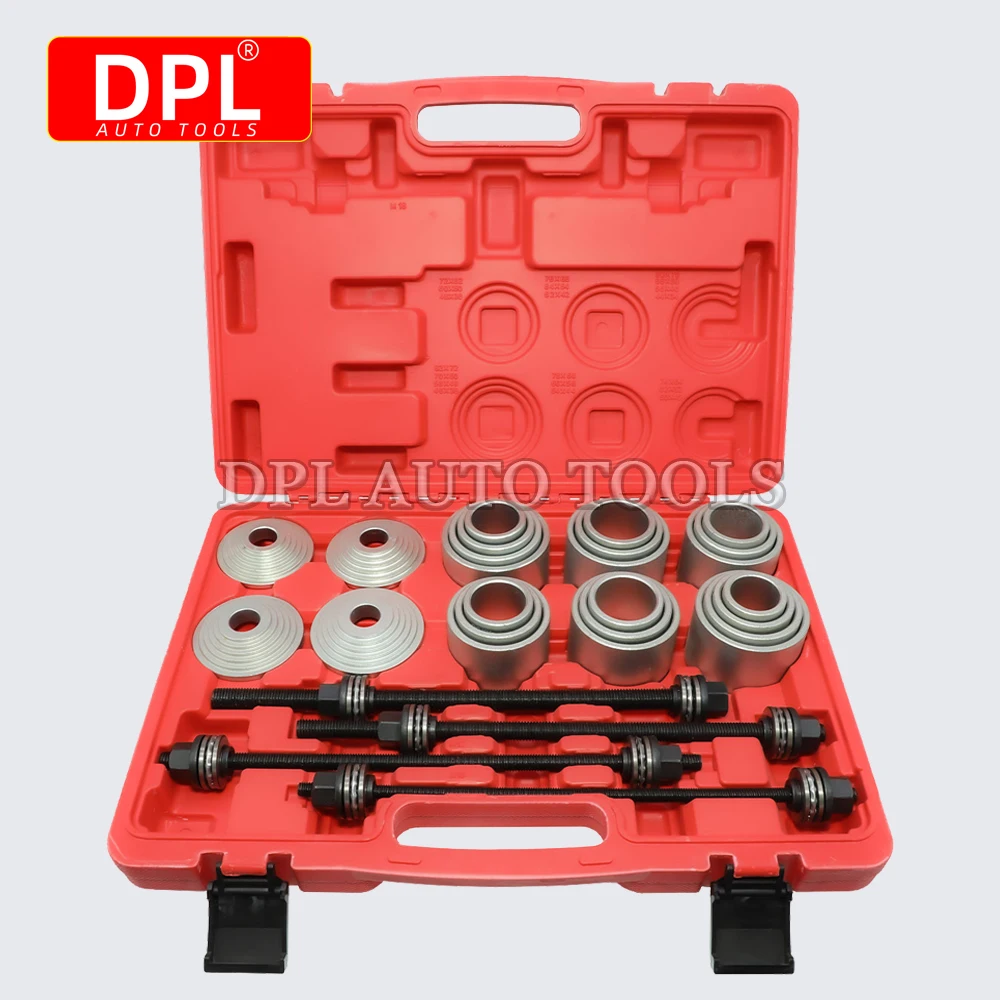 28pc Pull Press Sleeve Kit Remove Bushes Bushing Bearings Seals Pulling Spindles