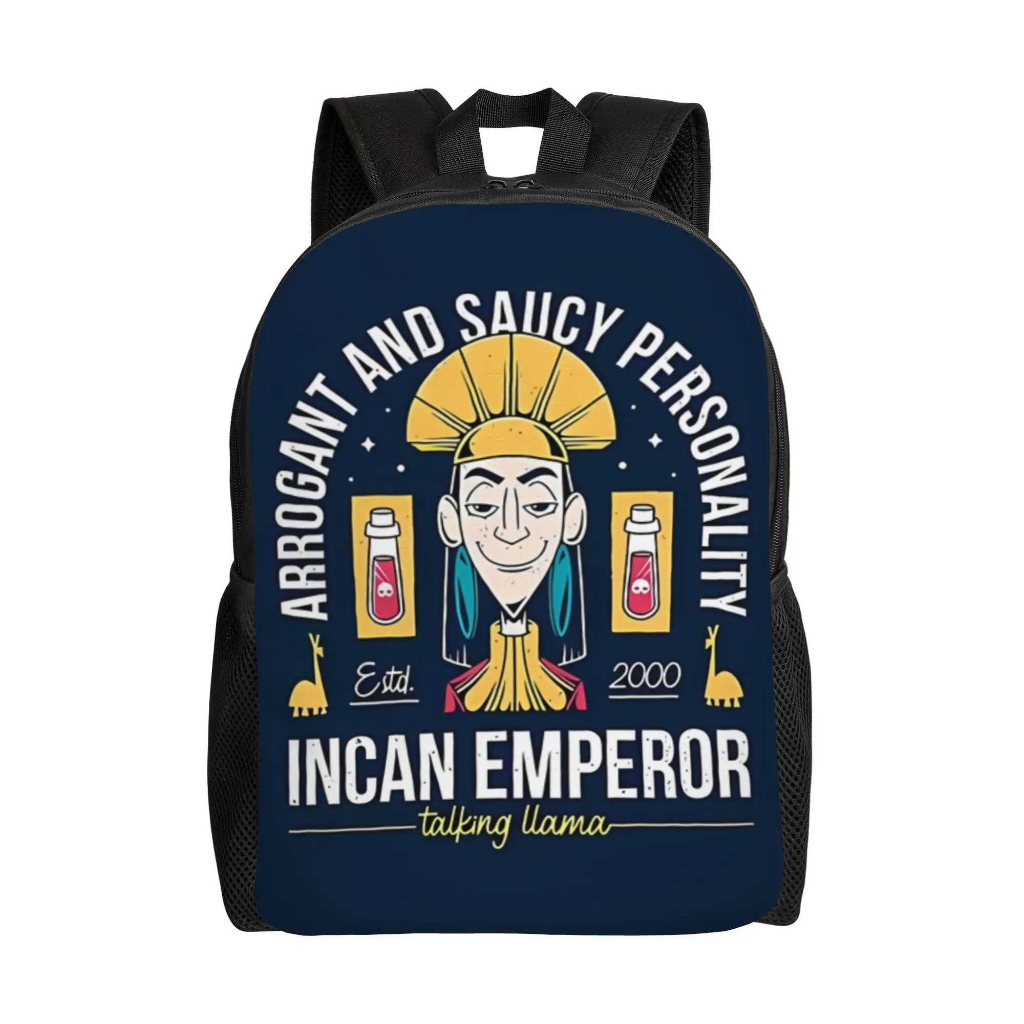 

The Emperor's New Groove Backpack Back to school season Incan Emperor Fashionable Backpack
