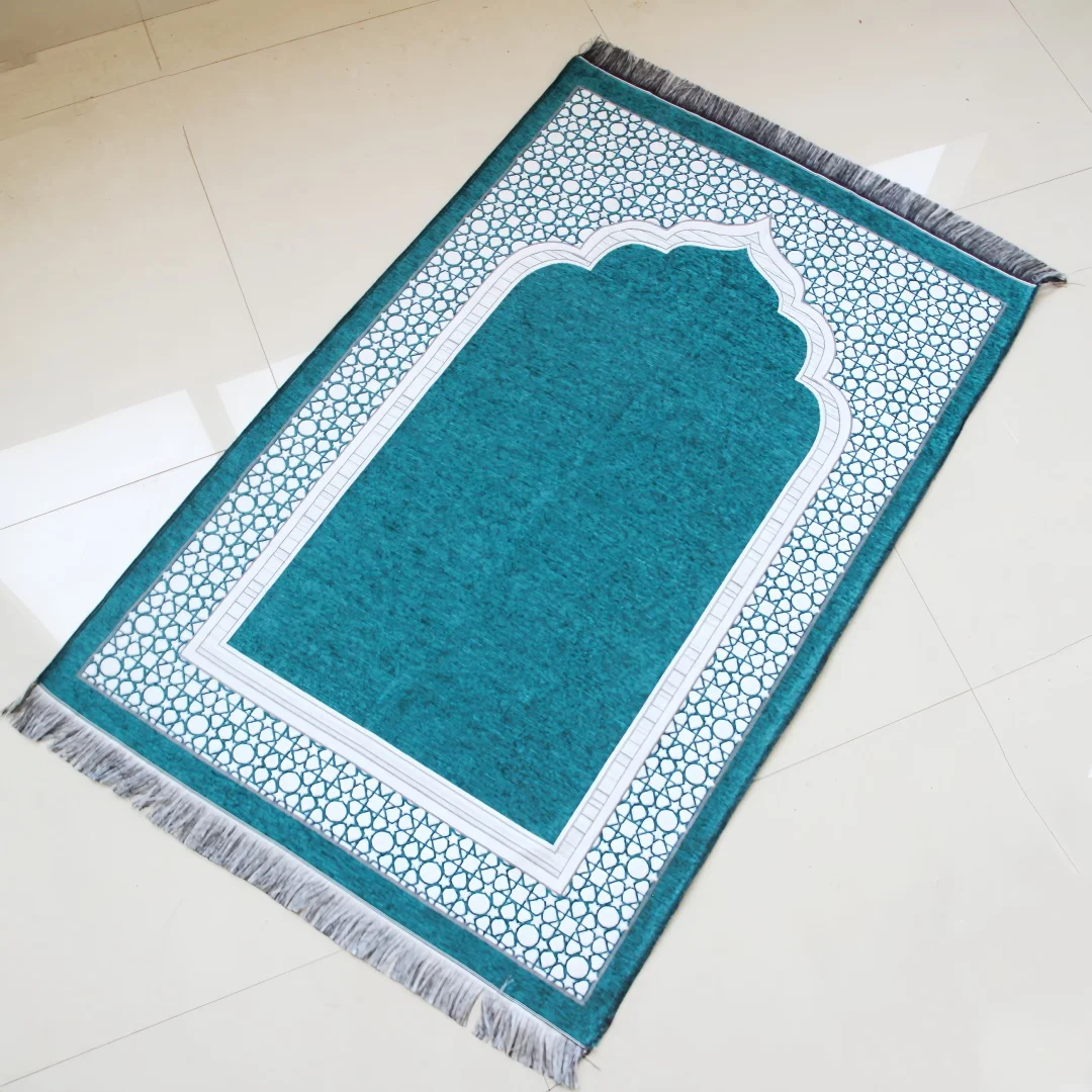 Premium New Arch Design Islamic Chenille Prayer Rug