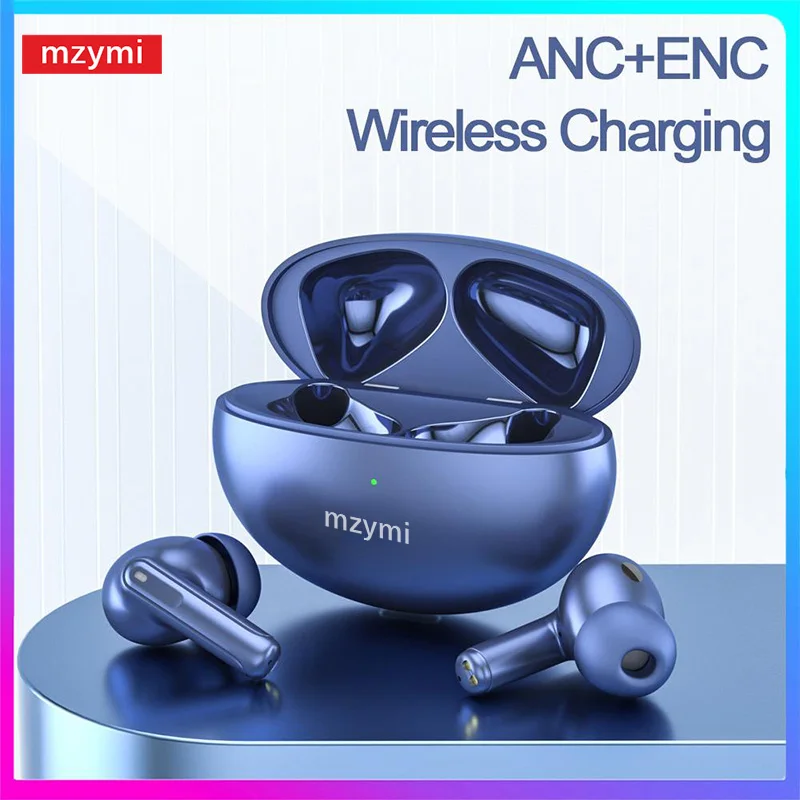 

Mzymi ANC+ENC XY-70 Wireless Earbud Bluetooth Headset ENC Call Noise Reduction Headphones HiFi Sound Sports Earphones with Mic