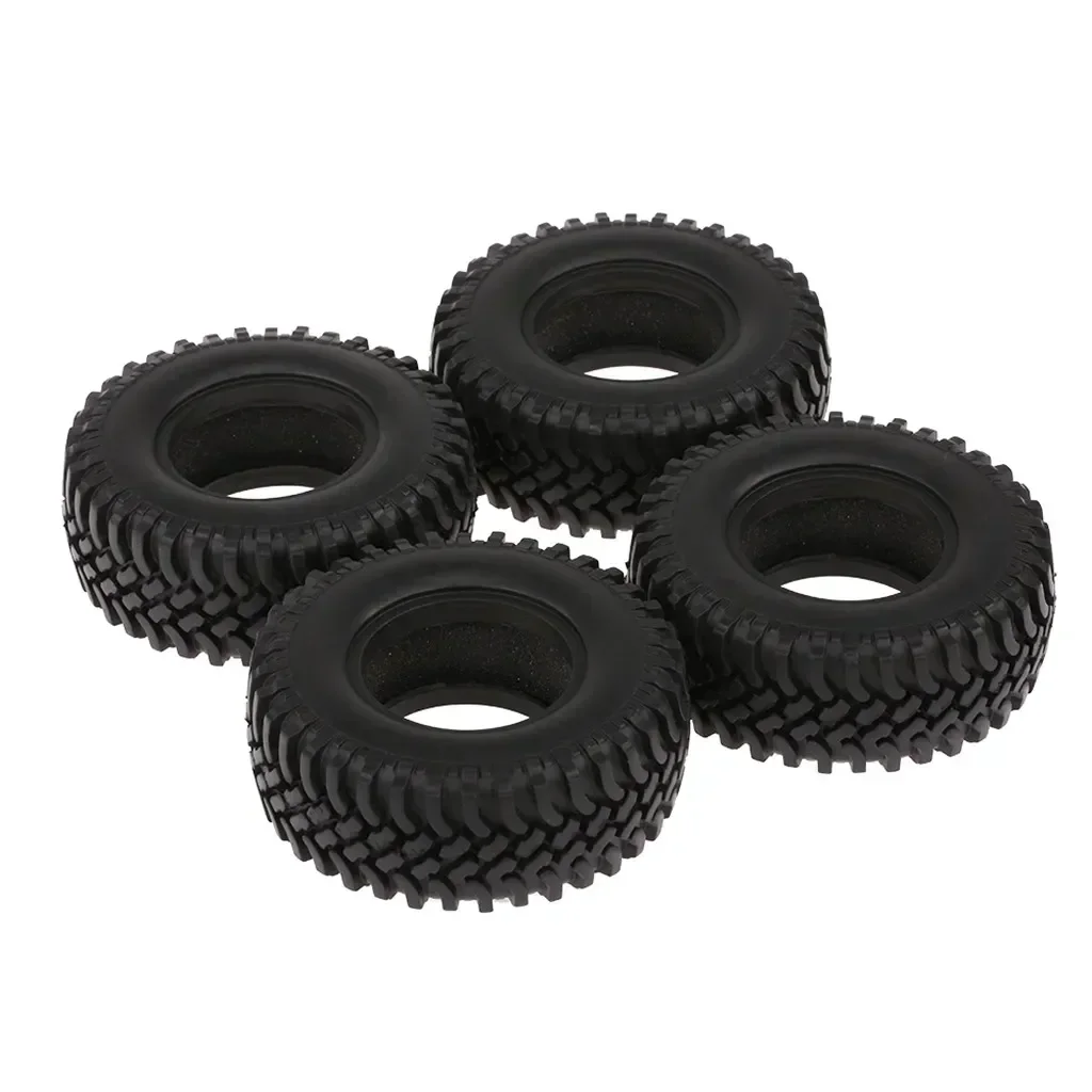 4 Stuks 100Mm Rubber 1.9 Wiel Banden Voor 1:10 Rc Crawler Auto Axiale Scx10 Axi03007 D90 D110 Tamiya Cc01