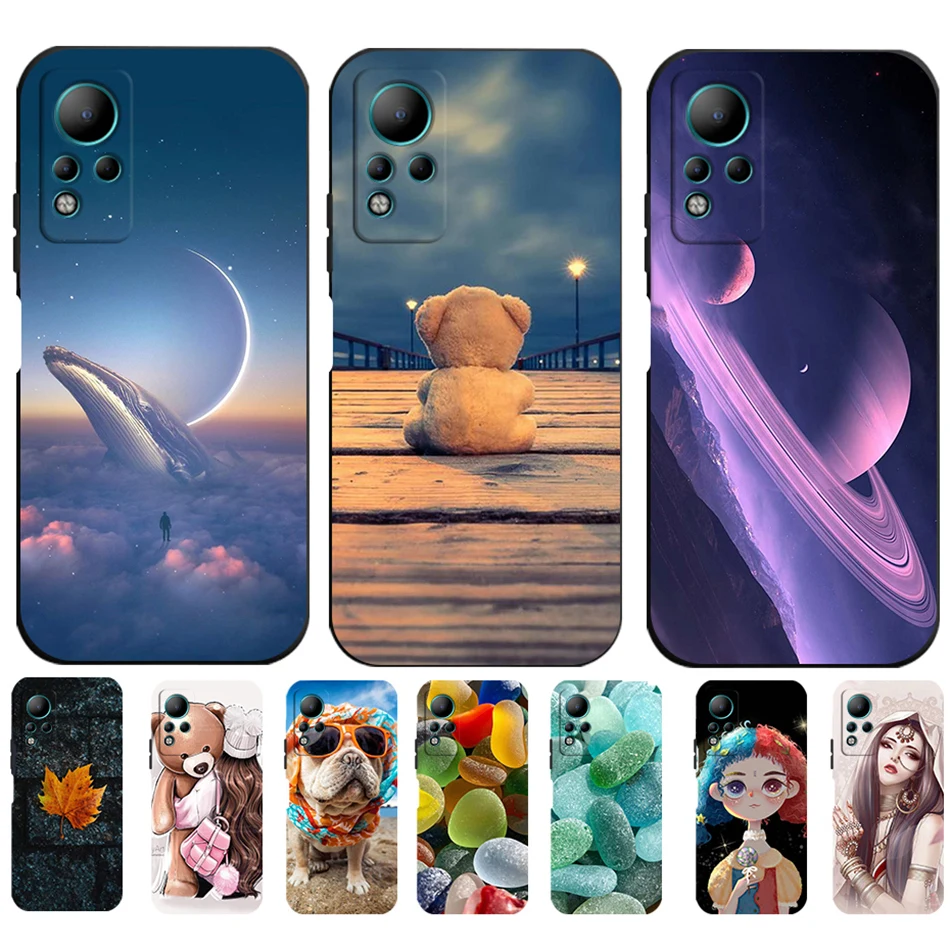 For Infinix Note 12 G88 Case 2022 Luxury Starry Sky Phone Cover Slim Soft Funda For Infinix Note 11 Case X663 X663B X663D Note11