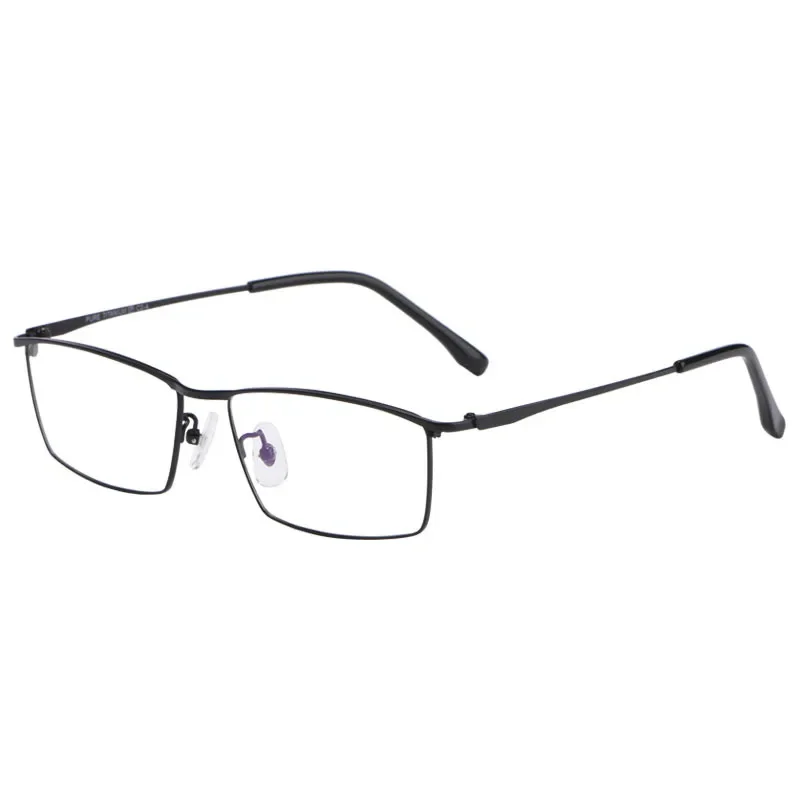 Pure Titanium Prescription Eyeglasses Frame for Men with Recipe Vacuum IP Electronical Plating Male Spectacles Eyewear