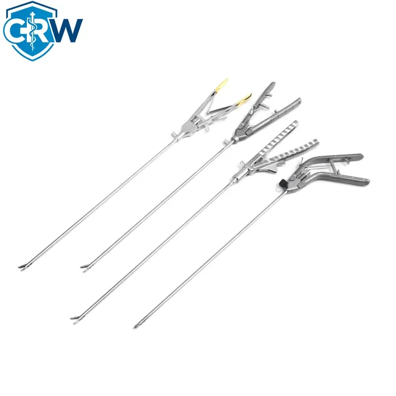 CRW Holder Forcep Straight Tip Left Curved Right Curved