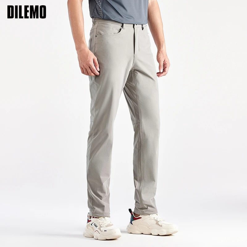 Top Grade New Brand Casual Fashion Straight Business Regular Fit Breathable Long Pants Comfortable Office Trousers Mens Clothes