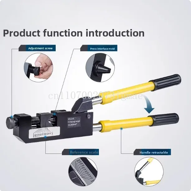 10-240 MM2 Bending tool KH-230 Manual Wire Bending Tool Manual compression tool with a long handle