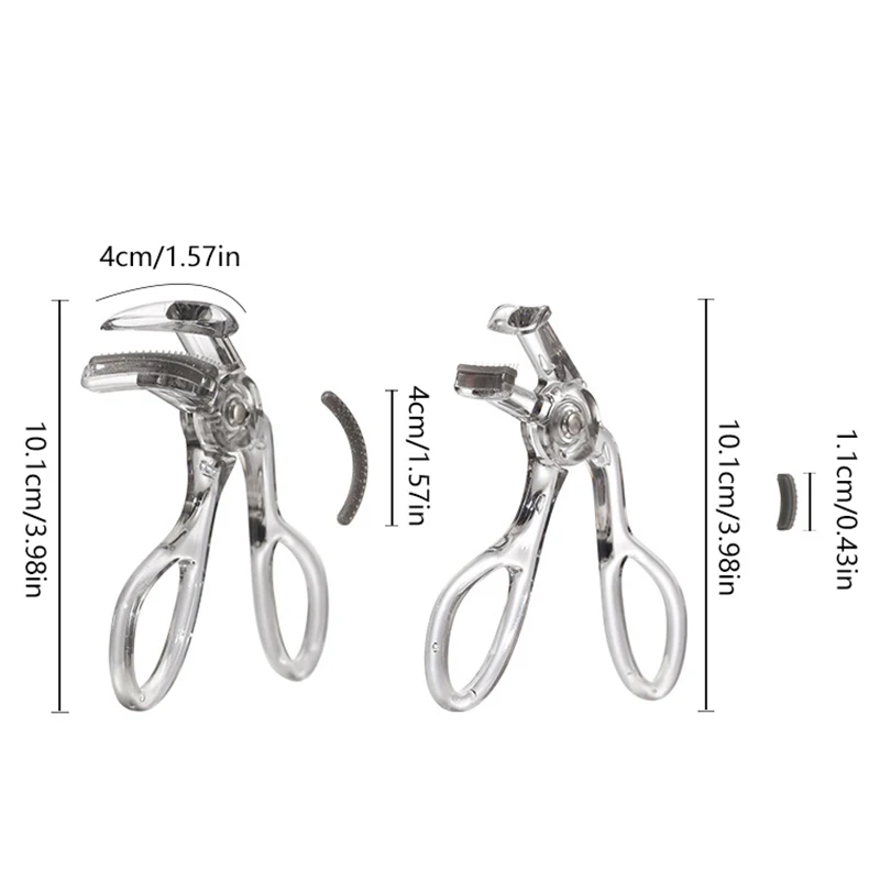 واسعة الزاوية جزئية رمش بكرة الشعر المحمولة مشبك واحد الشباك مشط رموش الأسنان بكرة الشعر سهلة التشغيل التصميم تكبير عيون أداة #6
