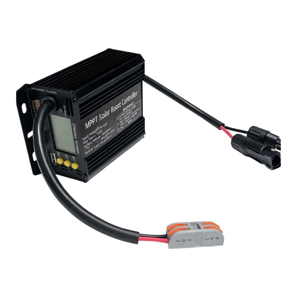 500W Boost For MPPT Solar Charge Controller For 48V/60V/72V Electric Vehicles Step Up Solar Charging Controller