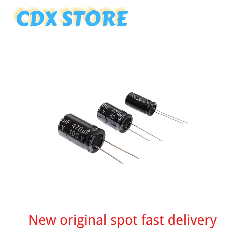 10V 16V 25V 35V 50V 63V Aluminum Electrolytic Capacitor 2.2 3.3 4.7 10 22 33 47 100 220 330 470 1000 2200 3300 4700 6800 10000UF