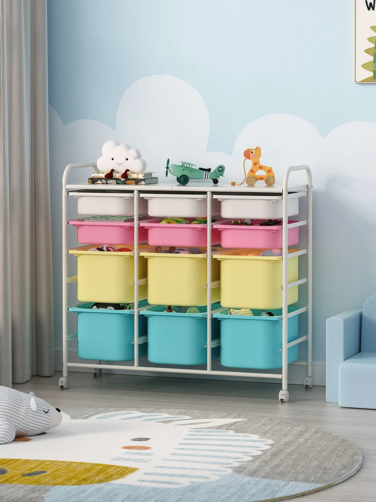 

Cart rack, newborn baby products, floor-to-ceiling removable bedside multi-layer toys