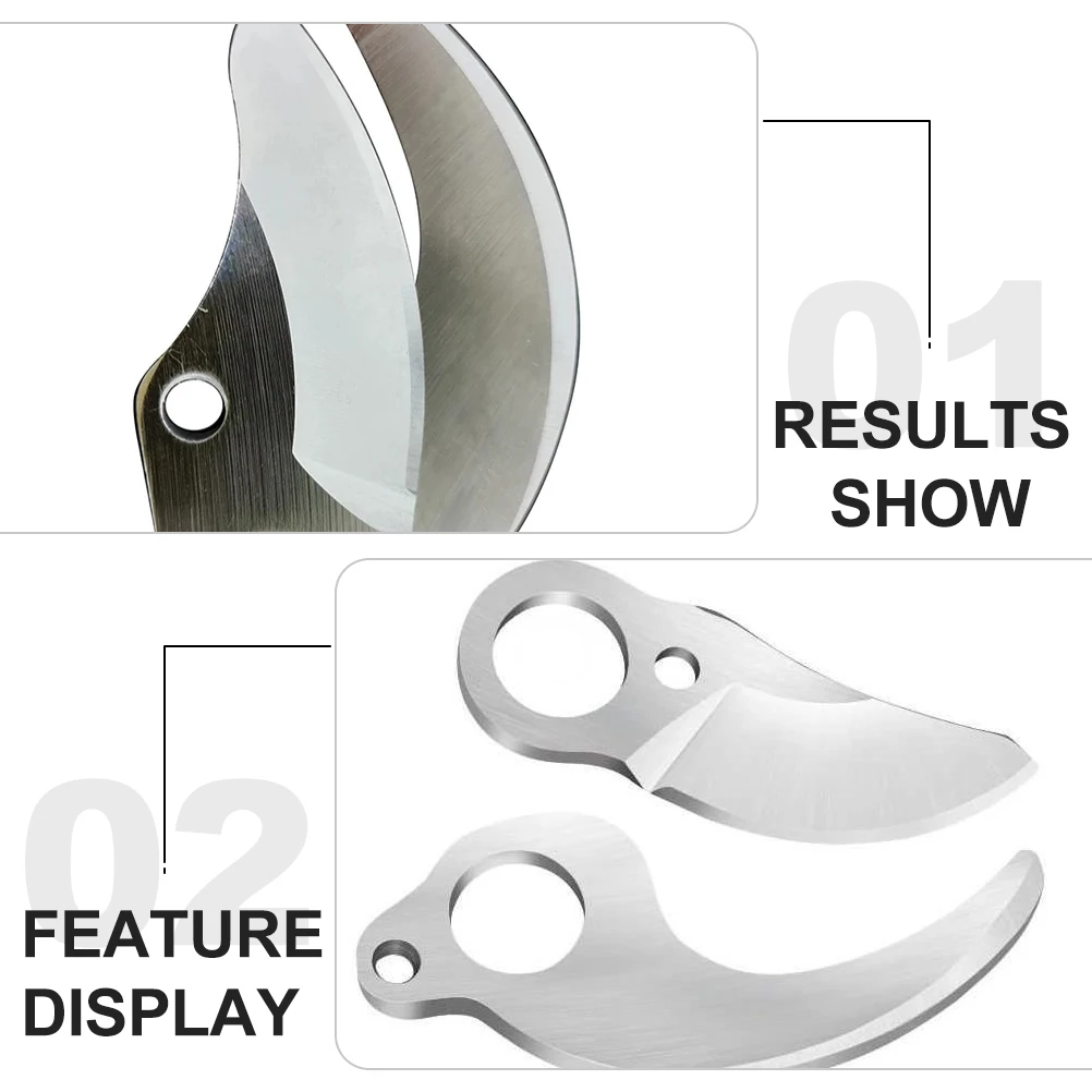 

2 pcs Pruning Shears Blades SK5 Electric Gardening Tools Lightweight Durable Fast Cutting Efficient Work Small Size