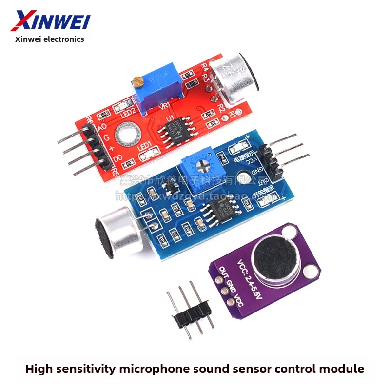 High Sense Microphone Sound Sensor Control Module Whistle Switch Module Sensor Module