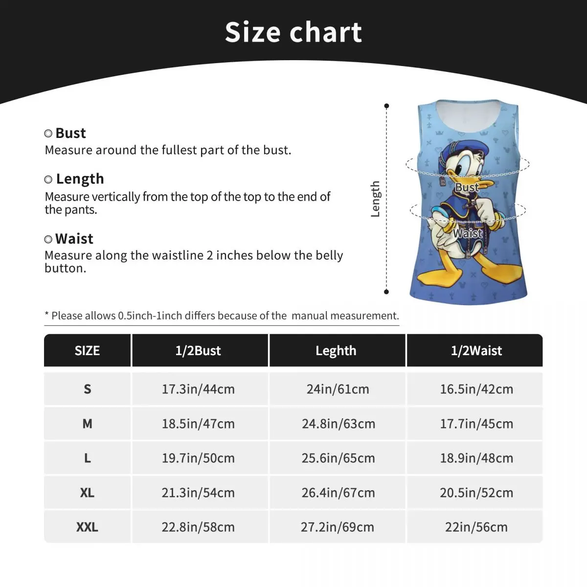 Niestandardowe koszulki do jogi Donald Duck Kingdom Hearts Royal Magician dla kobiet Sportowe podkoszulki do biegania